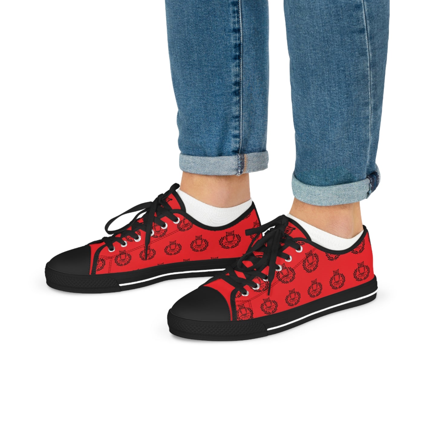 Kings Attire Low Top shoes (Red)