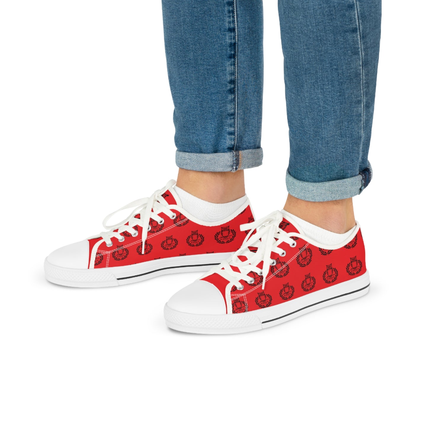 Kings Attire Low Top shoes (Red)